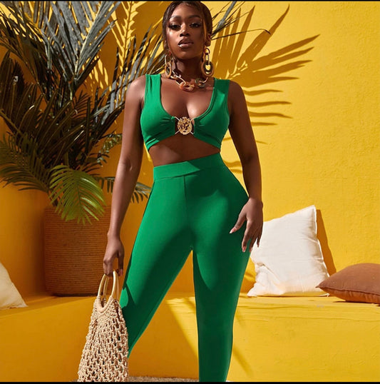 Sassy Bandage Pants Set