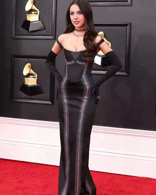 Rachel Dress With Gloves