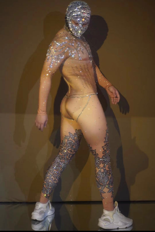 Jasmine Jumpsuit (with face mask)
