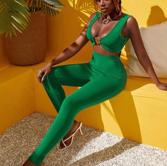Sassy Bandage Pants Set